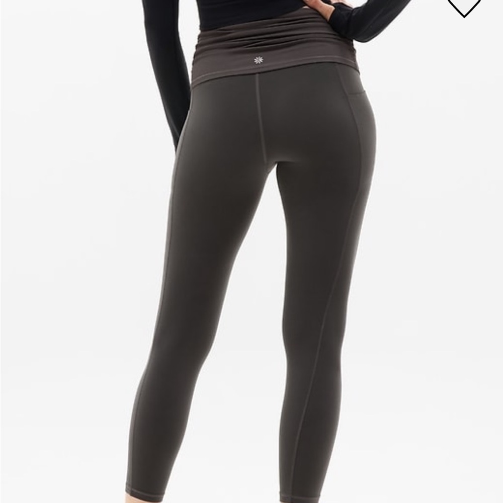 Athleta Salutation Stash Foldover Legging! - image 2